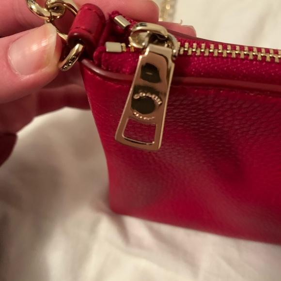 Red Leather Coach Crossbody - Picture 5 of 8